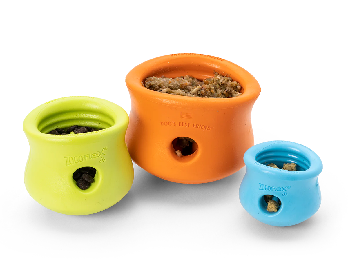 West Paw Zogoflex Toppl Tough Treat Dispensing Dog Chew Toy