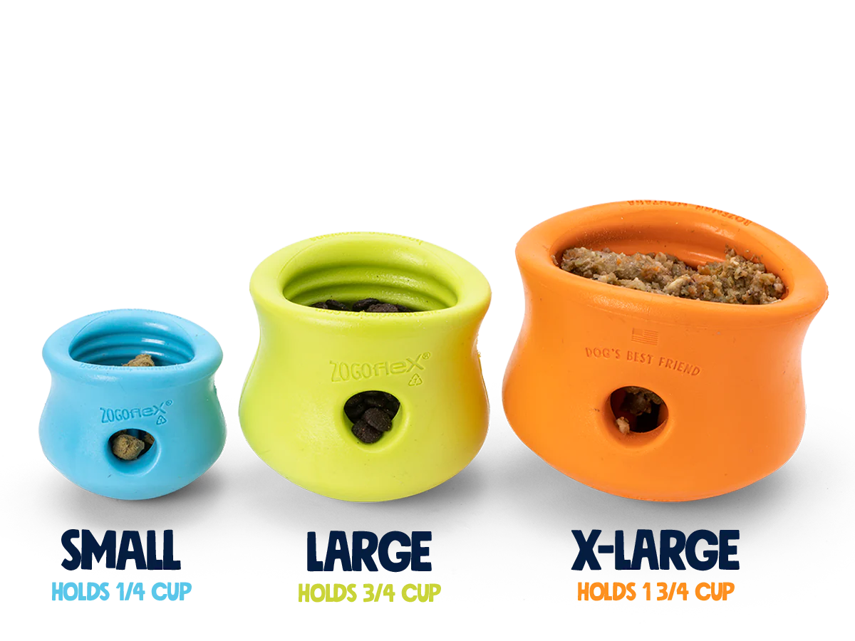 West Paw Zogoflex Toppl Tough Treat Dispensing Dog Chew Toy